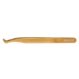 Light Gold tweezers V6G 8 Starry lashes